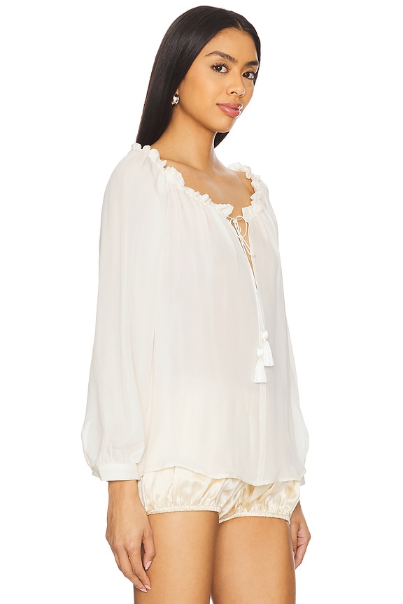 view 2 of 4 Carley S. Silk Blouse in Ivory