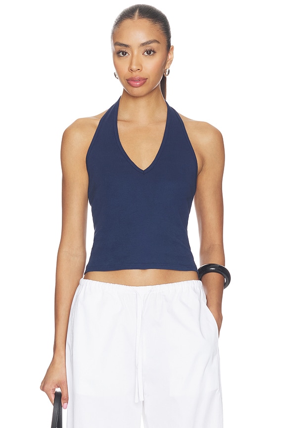 view 1 of 4 Britt Halter Top in Admiral Blue