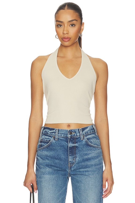 view 1 of 4 Britt Halter Top in Wheat