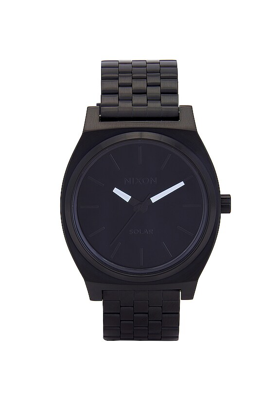 view 1 of 4 Time Teller Solar Watch in Black & White