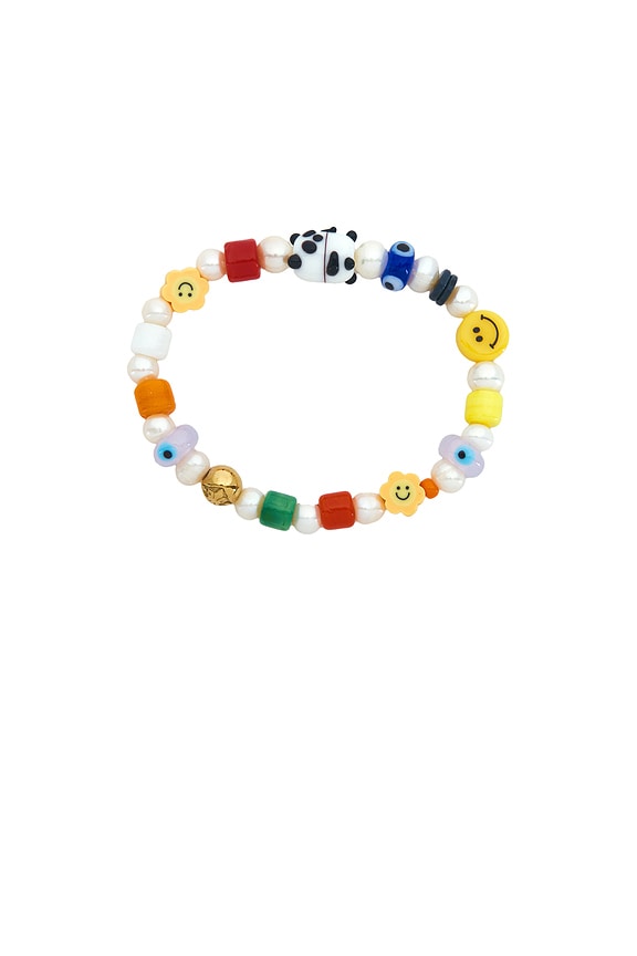 view 2 of 3 BRACELET PANDA in White & Multicolor