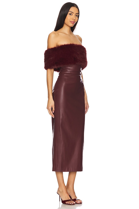 view 2 of 3 Gabrielle Dress in Red