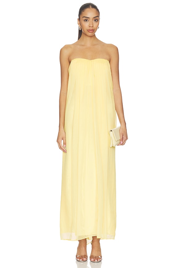 view 1 of 3 VESTIDO CHARLOTTE in Yellow