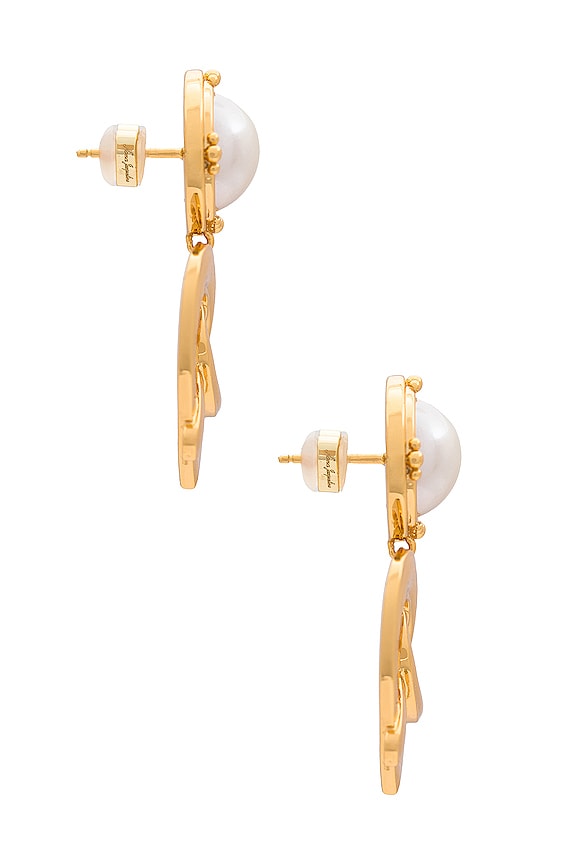 view 2 of 2 FELICITY イヤリング in Gold