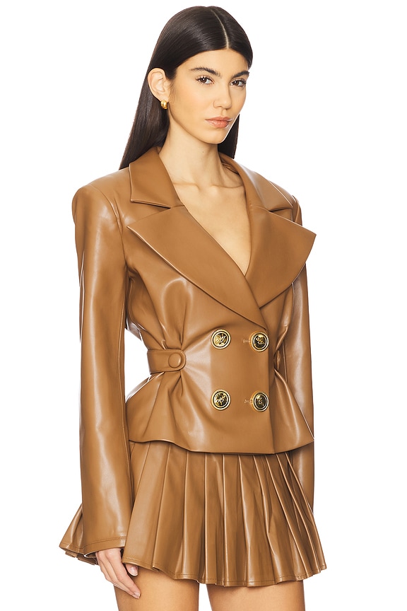 view 2 of 5 Gina Jacket in Brown