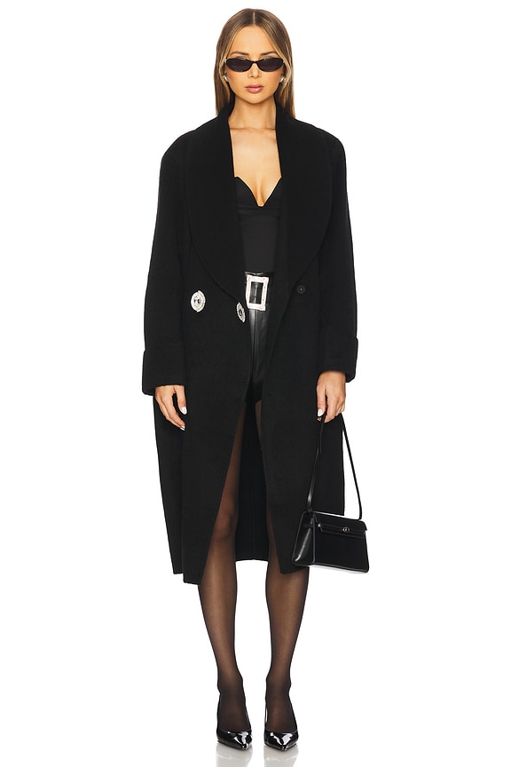 view 2 of 5 Audrina Coat in Black