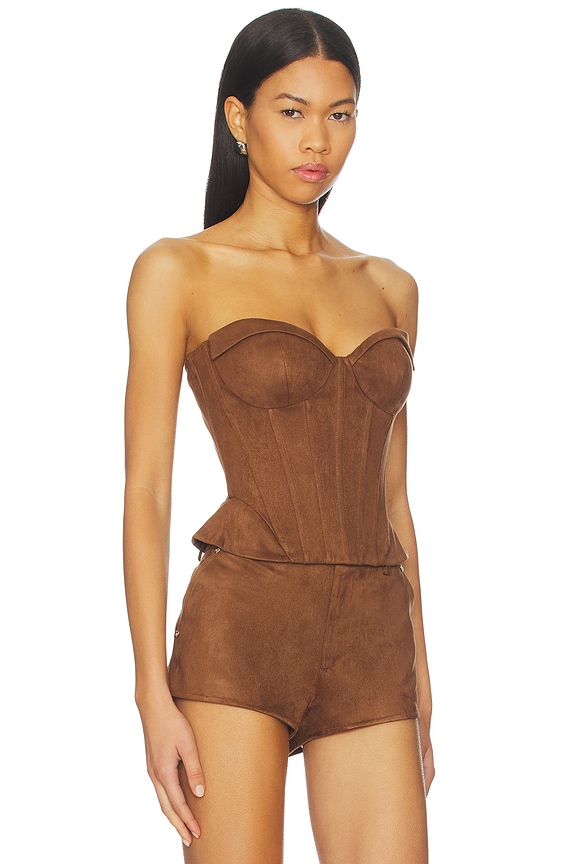 view 2 of 4 Hailey Top in Brown