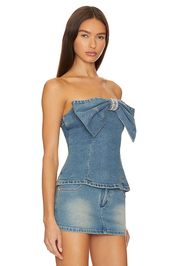 view 2 of 5 Kate Denim Tube Top in Denim