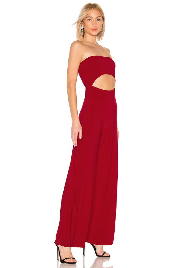 view 2 of 3 x REVOLVE Strapless Cut Out Jumpsuit in Red