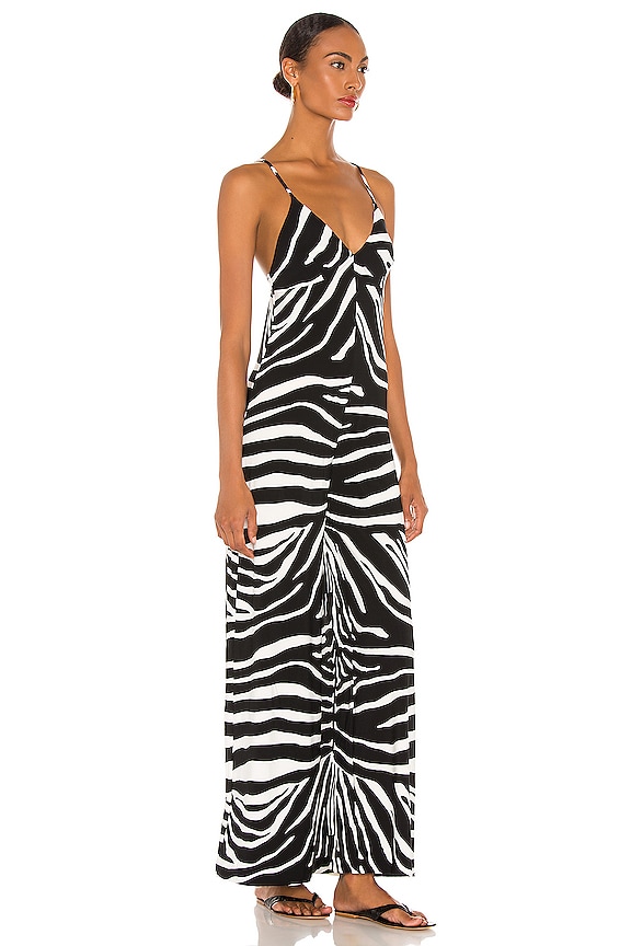 view 2 of 3 x REVOLVE Slip Jumpsuit in Large Zebra