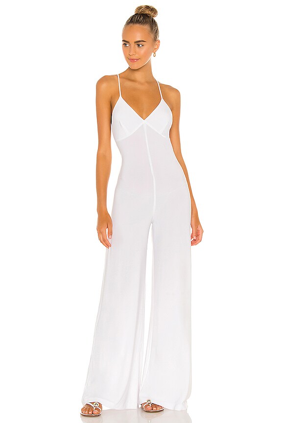 view 2 of 3 X REVOLVE Low Back Slip Jumpsuit in Snow White