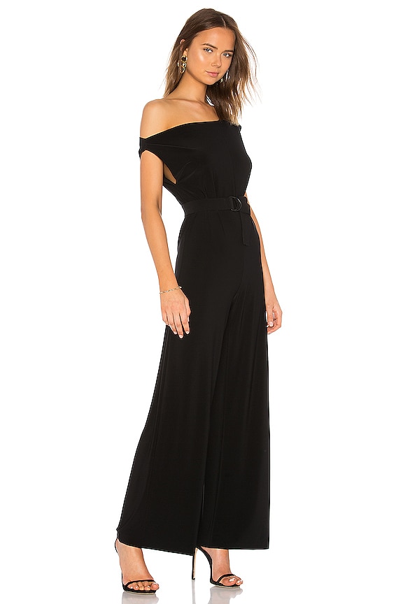 view 2 of 3 Drop Shoulder Jumpsuit in Black