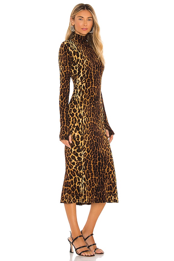 view 2 of 3 Turtle Fishtail Dress in Pantera