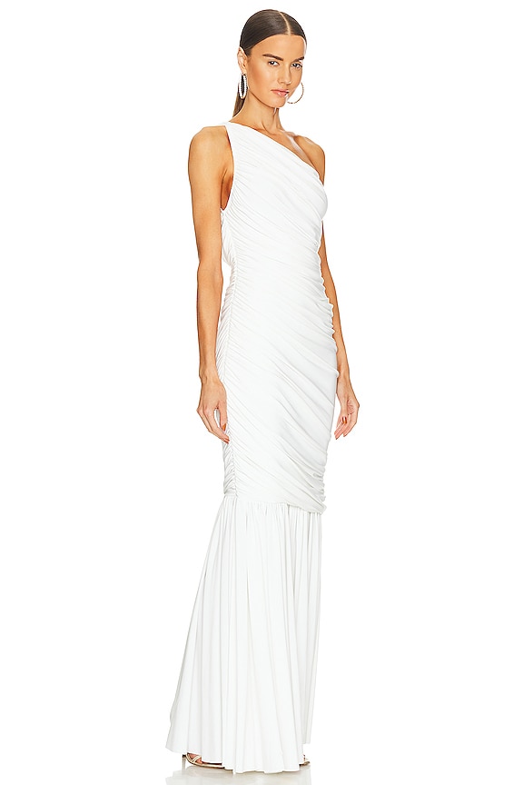 view 2 of 4 Diana Fishtail Gown in Snow White