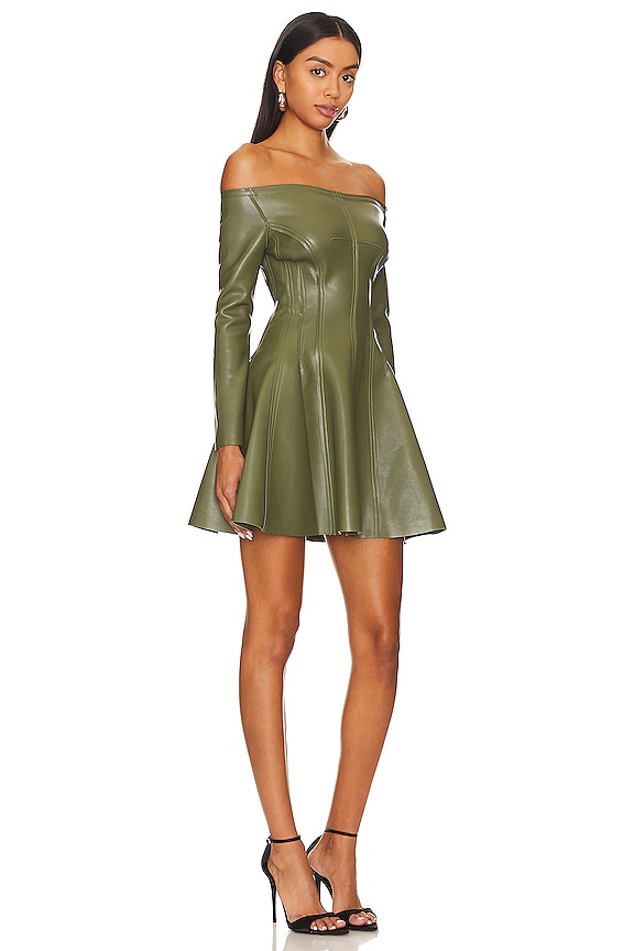 view 2 of 3 Grace Mini Dress in Military