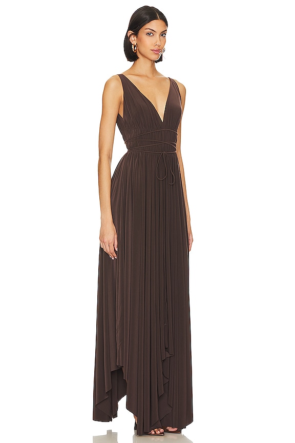 view 2 of 3 ПЛАТЬЕ GODDESS in Chocolate