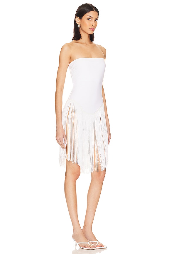 view 2 of 3 x REVOLVE Fringe Dress in Snow White