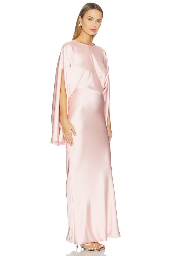 view 2 of 4 Reverse Obie Gown With Long Sleeve in Ballet Pink
