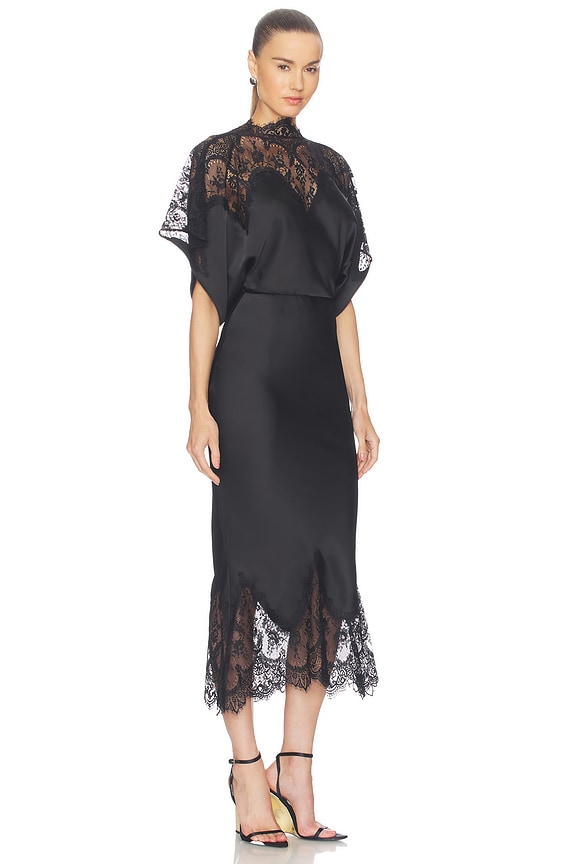 Reverse Obie Midcalf Dress With Lace