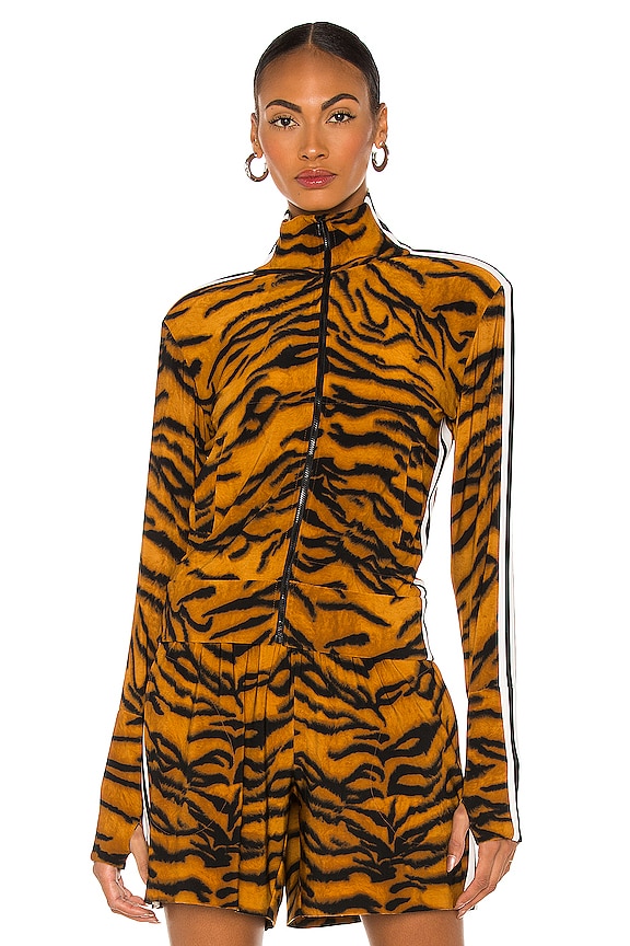 view 2 of 5 Side Stripe Turtle Jacket in Tiger & Offset Stripe