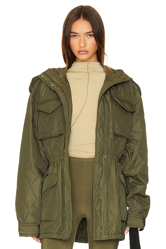 Norma Kamali Quilted Hooded Cargo Jacket – Mod and Retro Clothing