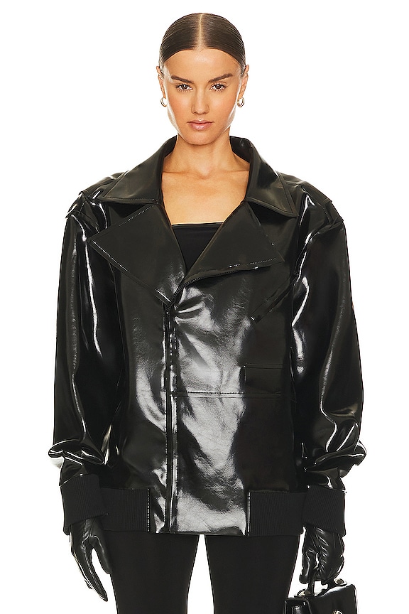 view 2 of 5 OVERSIZED MOTO オーバーサイズモトジャケット in Black