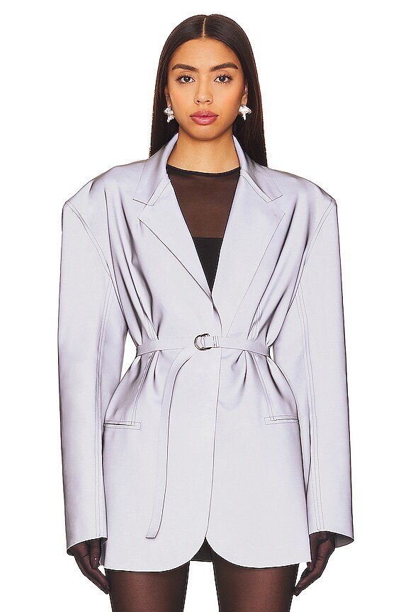 view 2 of 5 Oversized Single Breasted Jacket in Grey