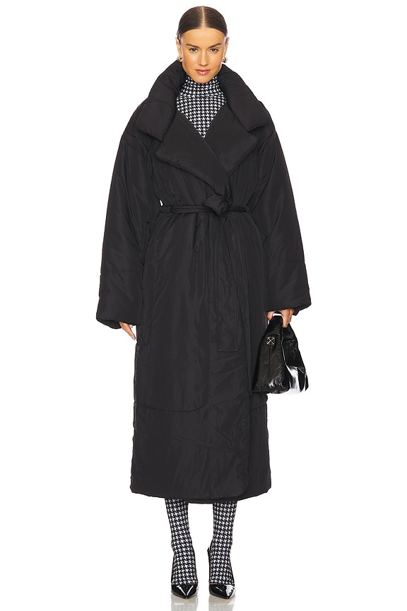 view 2 of 4 Classic Sleeping Bag Coat in Black