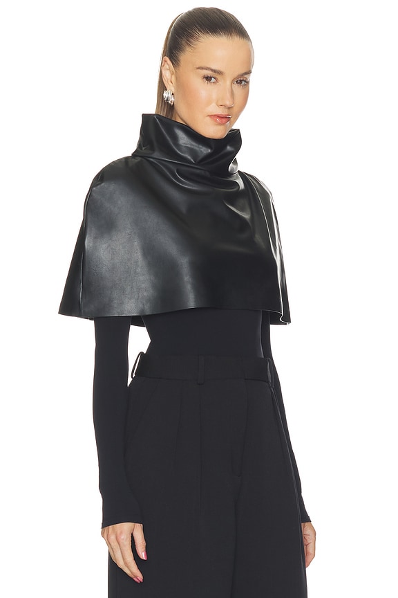 view 2 of 4 Turtle Capelet in Black
