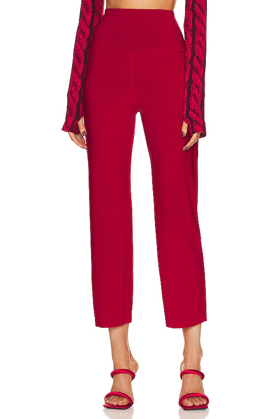 Norma Kamali Pencil Pant in Red REVOLVE