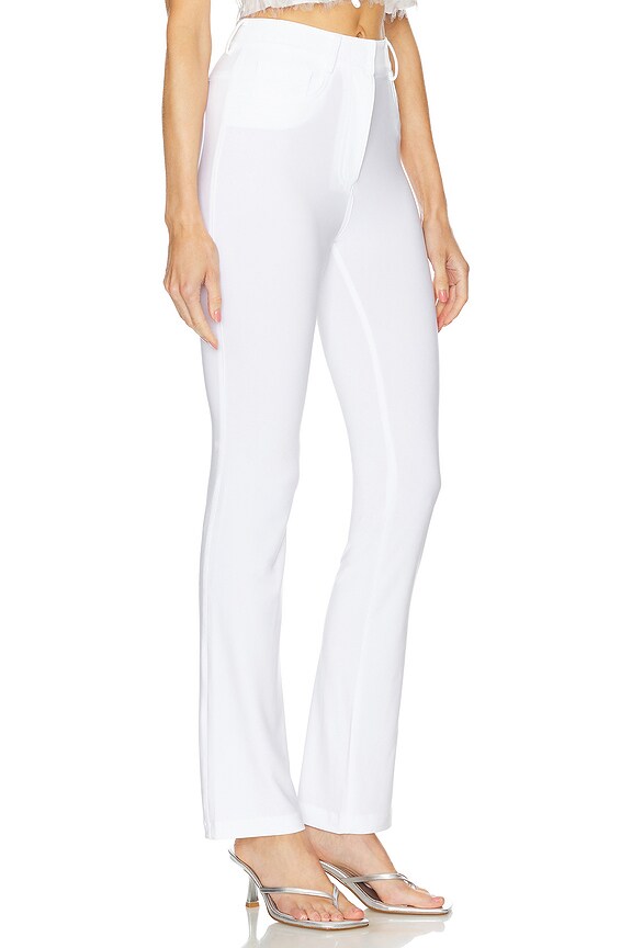 view 2 of 6 High Waist Boot Leg Jean in Snow White