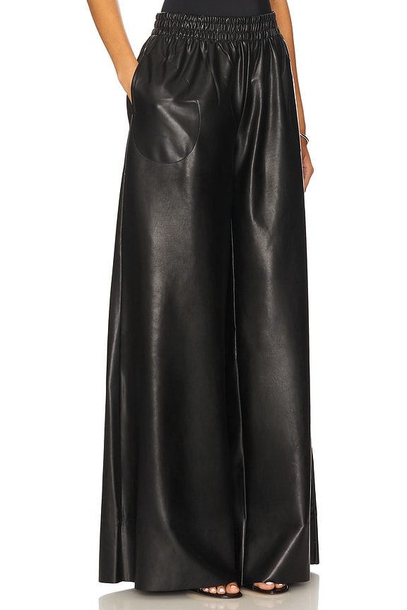 view 2 of 6 PANTALON LARGE in Black