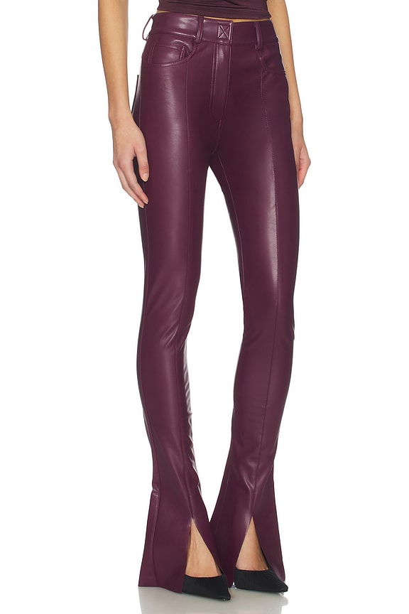 view 2 of 6 JEANS ESTILO POLAINA in Plum