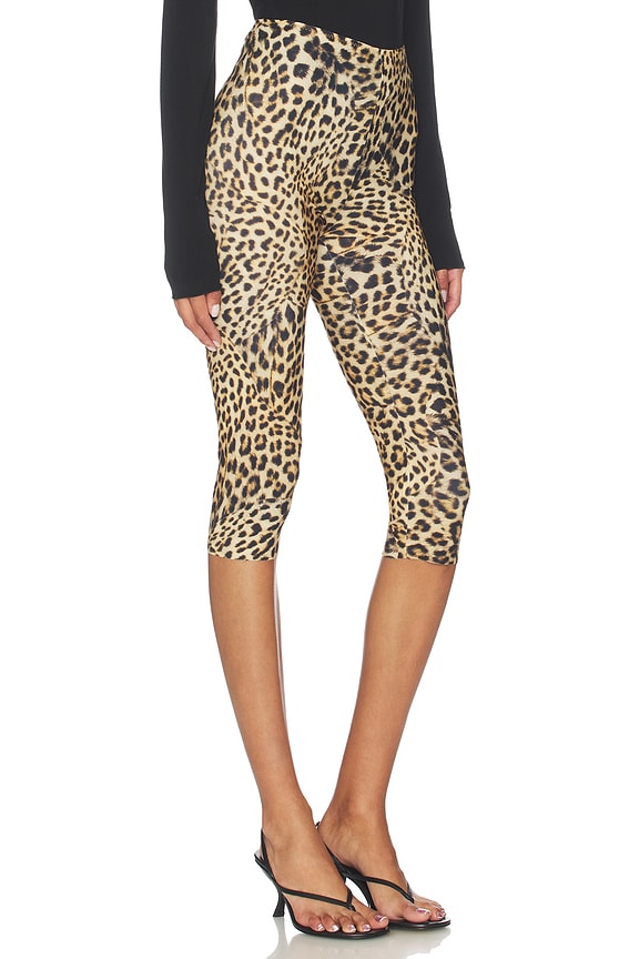 view 2 of 6 Capri Legging in Cheetah Patch