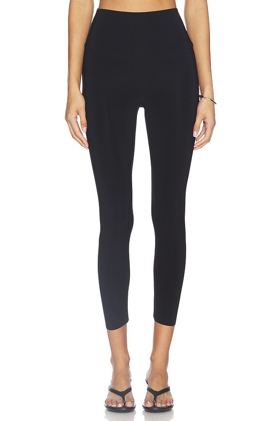 Norma Kamali X Lifestyle Cropped Legging In Black REVOLVE