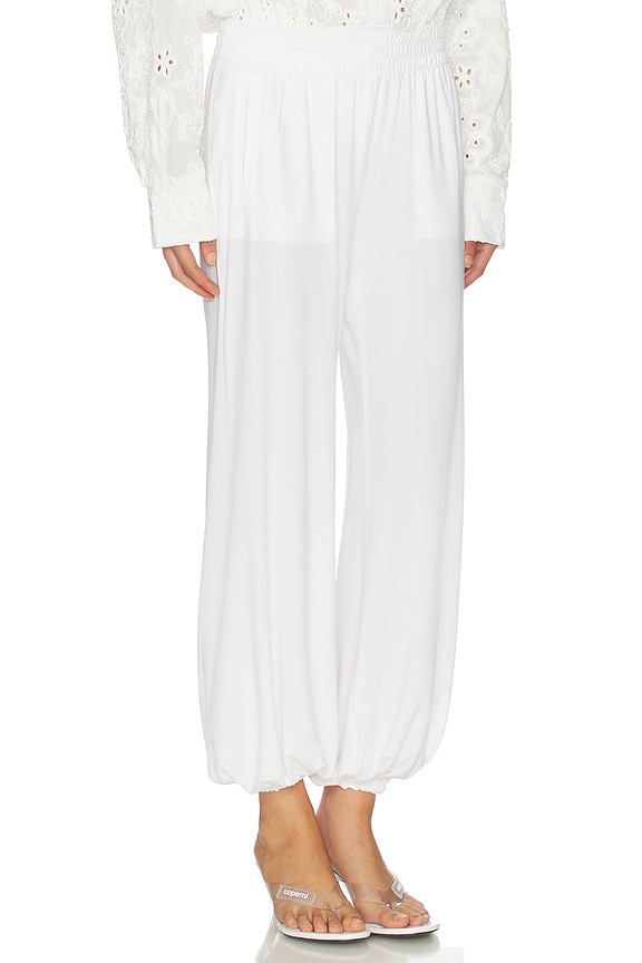 view 2 of 6 Boyfriend Puff Jog Pant in Snow White
