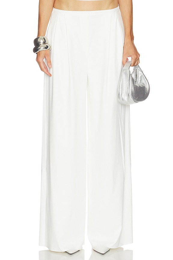 view 1 of 6 PANTALON PLISSÉ HOMME in Snow White