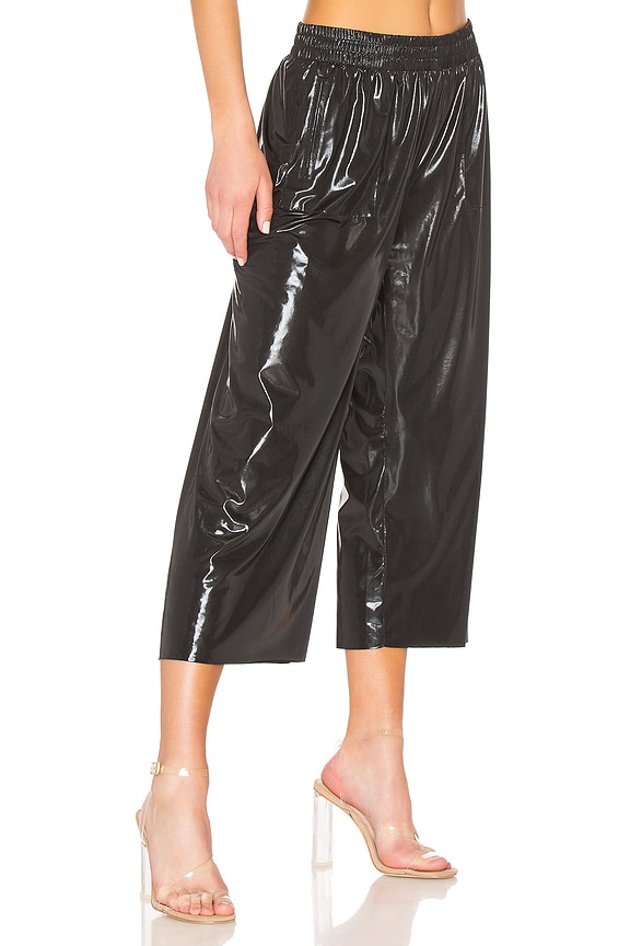 view 2 of 4 Cropped Boyfriend Sweatpant in Black