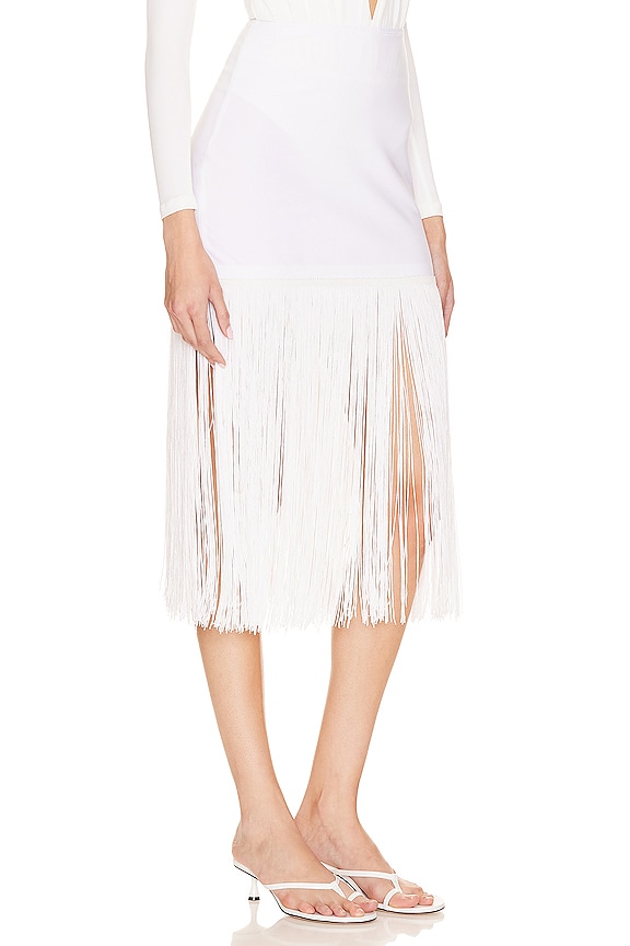 view 2 of 4 x REVOLVE Fringe Mini Skirt in Snow White