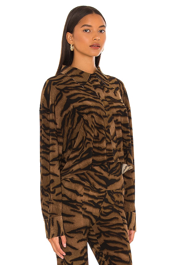 view 2 of 4 CAMISA NK in Brown Tiger