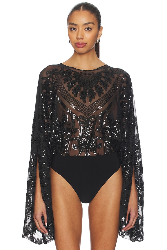 view 2 of 6 Reverse Obie Bodysuit in Black