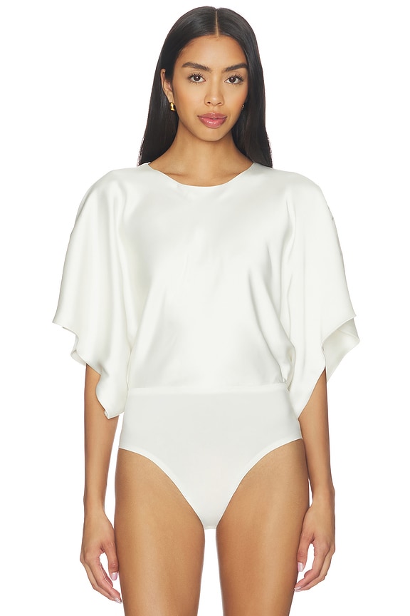 view 2 of 5 Reverse Obie Bodysuit in Porcelain