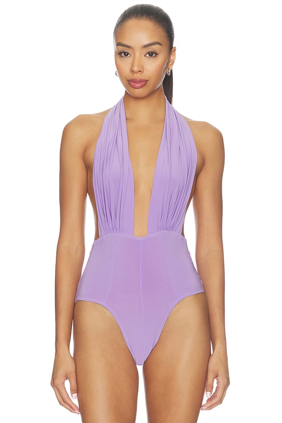 view 2 of 5 Wonderwoman Halter Mio in Lavender