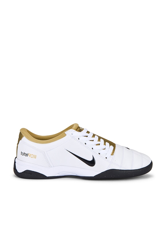 view 2 of 8 T90 Sneaker in White, Black, & Metallic Gold