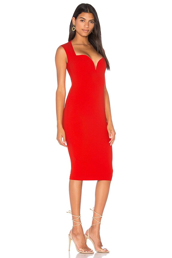 view 2 of 3 Madonna Midi Dress in Cherry