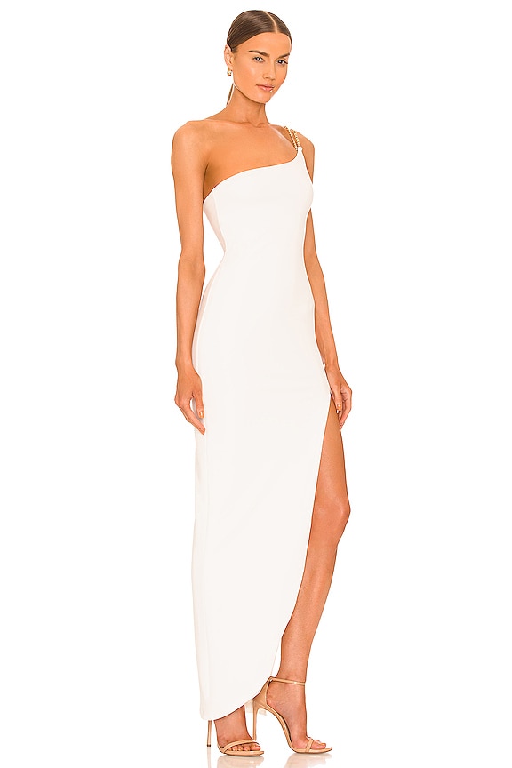 view 2 of 3 VESTIDO LARGO ESTELLA in White