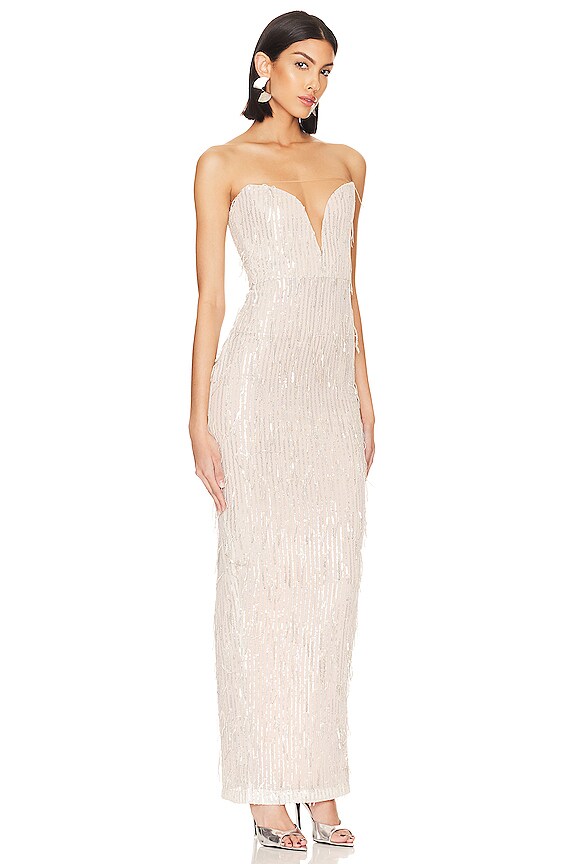 view 2 of 4 Karma Gown in Silver