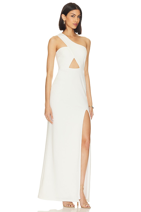 view 2 of 3 Bliss Cut Out Gown in Ivory