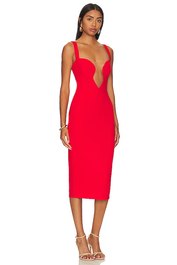 view 2 of 3 Minx Midi in Cherry