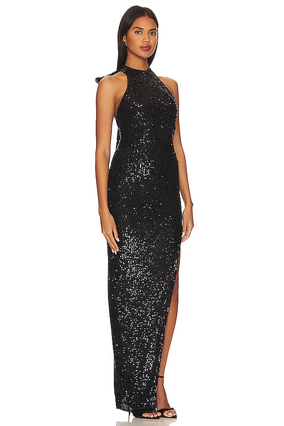 view 2 of 5 VESTIDO LARGO CHARISMA in Black